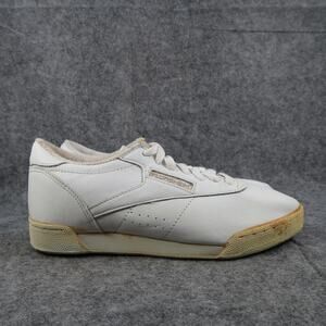 Florsheim Shoes Mens 8 Wide Sneakers Lace Up Casual Active Retro White Trainers